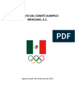 Estatuto Del Comité Olímpico Mexicano, A.C PDF