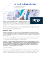 Employment in The Healthcare Sector PDF