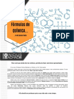 Lista de Fórmulas de Química - Prof. Vinicius Machado PDF