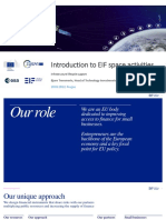 7 - Introduction To EIF Space Activities - Bjorn Tremmerie PDF
