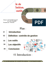 Le Contrôle de Gestion