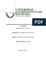 Importancia Del Derecho Tributario en Los Estados Tarea 1 PDF