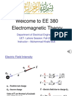 Electric Field Intensity Lec-3 & 4