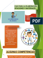 Competencias para La Elaboración de Presentaciones Grupo