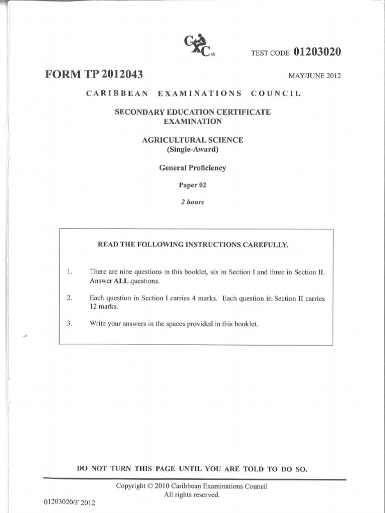 agricultural science paper 2 november 2020 memorandum