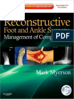 RECONSTRUCTIVE FOOT AND ANKLE SURGERY Management of Complications 2010 PDF