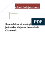 Les Merites Et Les Regles Du Jeune Des Six Jours Du Mois de Chawwal PDF