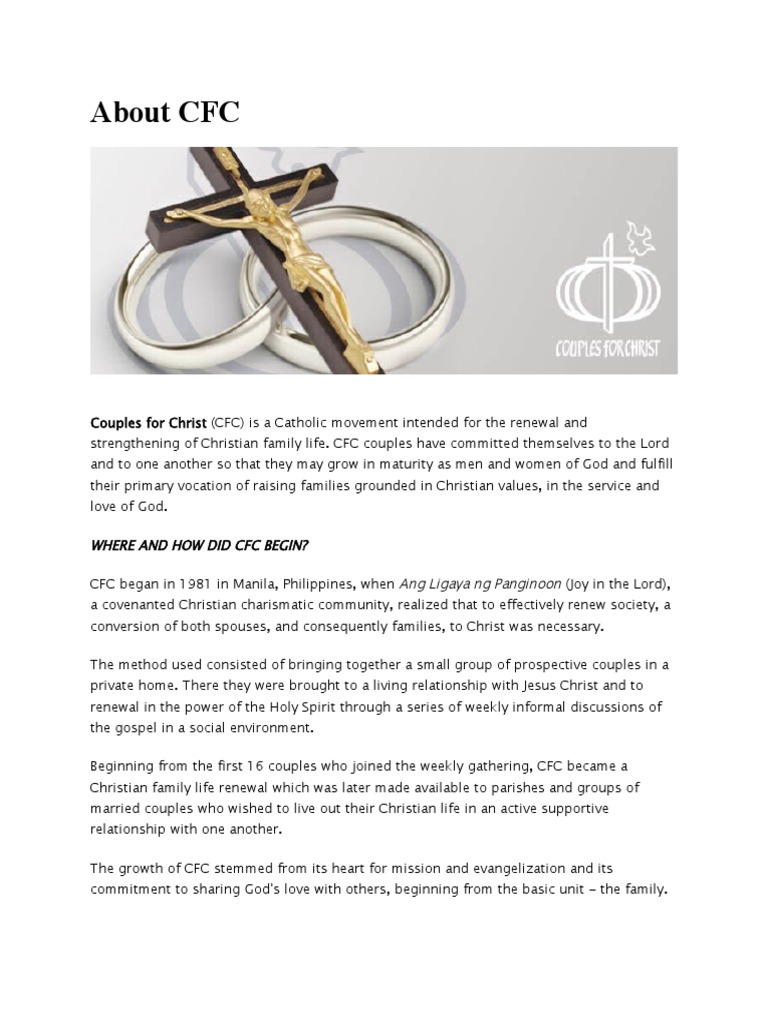 About CFC | PDF | Religion & Spirituality