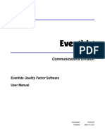 Eventide Quality Factor Software Manual