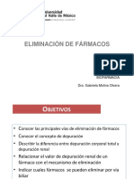 Eliminación de Fármacos PDF