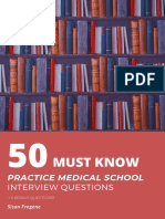50 Must Know Practice Medical School Interview Questions