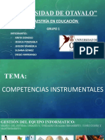 Competencias Instrumentales