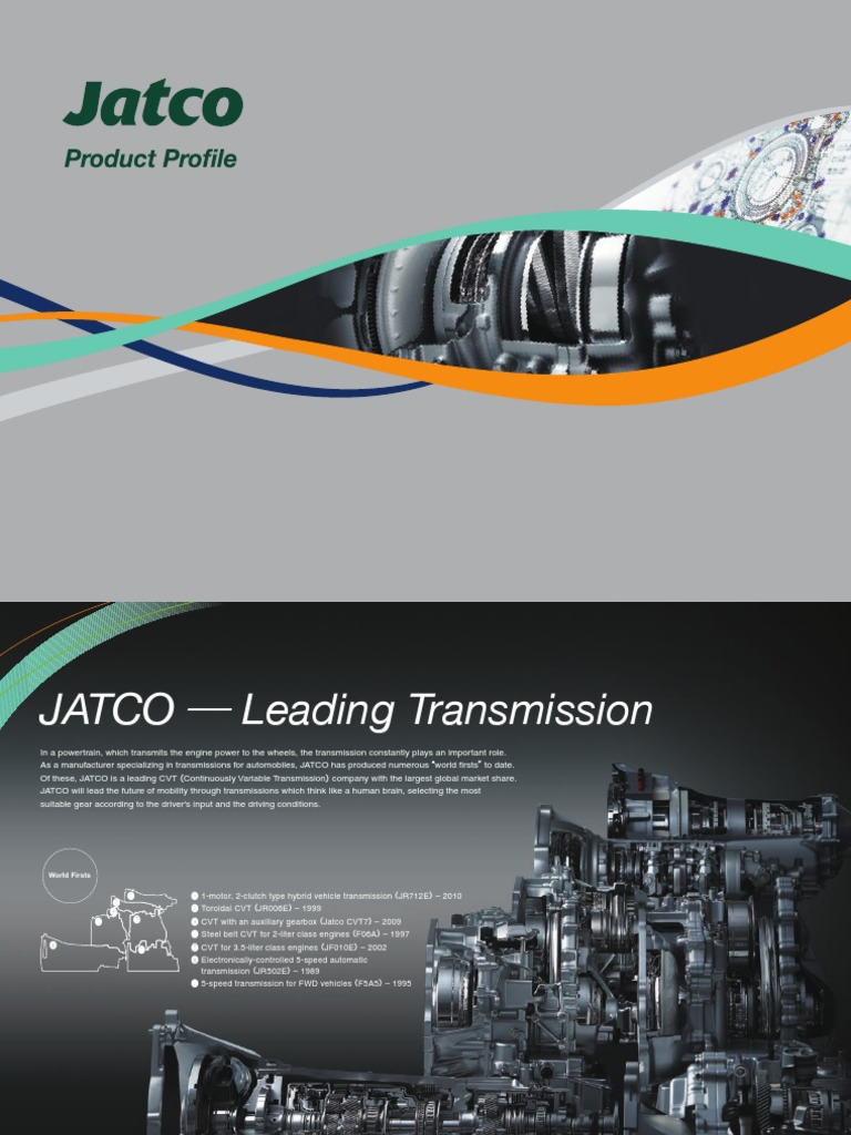 Jatco Products e PDF PDF