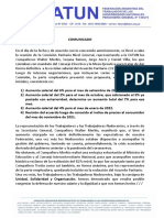 Comunicado Paritaria A Nivel General 02-09-21