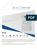 DTZ1513 CT/VT or CT Connection: High Accuracy Three Phase Smart Meter (Class 0.2S/C or 0.5S/C)