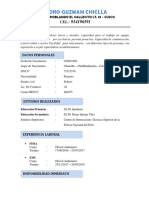 CV Isidro Guzman Chiclla PDF