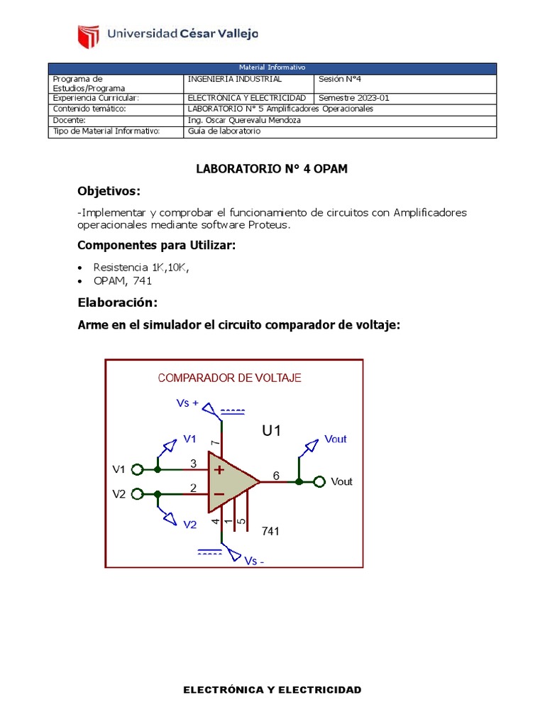 Implementing and Testing Operational Amplifier Circuits in Proteus Simulator PDF