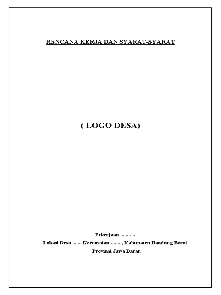 RKS Pembangunan Gedung Pejambon | PDF