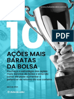 Abr23 Lista 10 Ações Baratas PDF