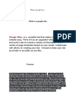 What Is Google Site PDF