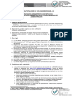 Bases y Cronograma Cas N 005 2023 Asistente Administrativo III PDF