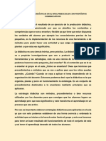 Las Estrategias Didácticas en El Nivel Preescolar Con Propósitos Comunicativos PDF