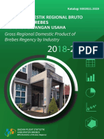 Produk Domestik Regional Bruto Kabupaten Brebes Menurut Lapangan Usaha 2018-2022  