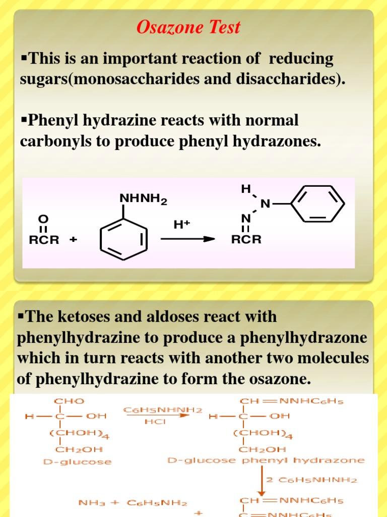 Identification of Sugars Using the Osazone Test A Detailed Explanation