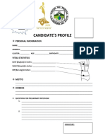 Candidates Profile - Mutya Sa Merida PDF