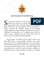 Testamento Espiritual Benedicto XVI PDF