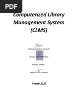 CLMS Computerized Library Management System