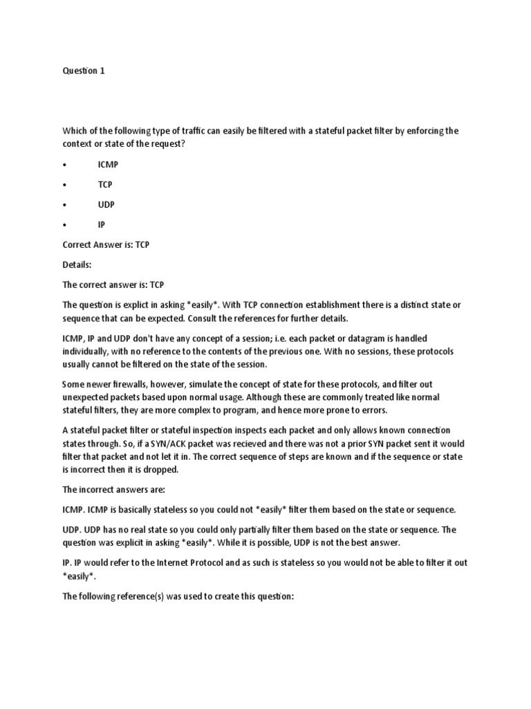Cccure 04. Communication and Network Security Cissp Practice Test With ...