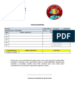 Ficha de Inscrição Atletismo PDF