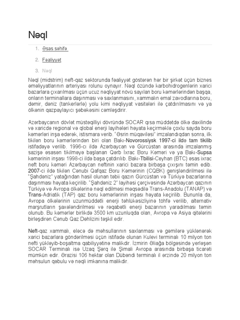 Socar Neql PDF | PDF