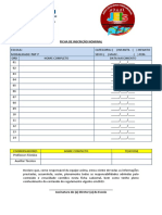 Ficha de Inscrição Nominal Fut7