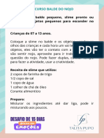 Balde Do Nojo - Explicação PDF