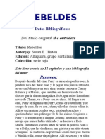 Rebeldes: Del Título Original The Outsiders