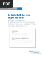 Download White Paper Is Web Self-Service Right for You 6 Telltale Signs by IntelliResponse Systems Inc SN64317828 doc pdf
