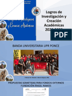 BANDA UPRP-Logros de Investigación y Creación Académicas 2022-2023 PDF