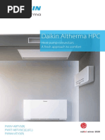 Daikin Altherma 3 H HT - B2B - Product Catalogue - ECPEN19-767 - English  PDF | PDF | Water Heating | Heat Pump