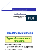 Financial Management: Short-Term Financing