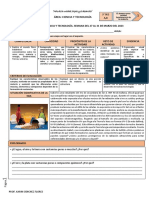 3° SEC. EDA 1 SEMANA 1 CYT EXPLICA 2023 Aquello Que Ocupa Un Lugar en El Espacio PDF