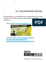 Entrevista y Valoración Entrenamiento Personal PDF