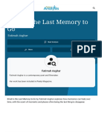 Smell Is The Last Memory To Go by Fatima Asghar PDF