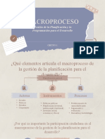 Grupo 1 - Macroprocesos (Sistema Nacional de Planificación)