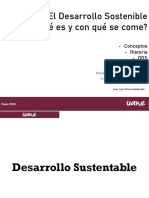 El Desarrollo Sostenible