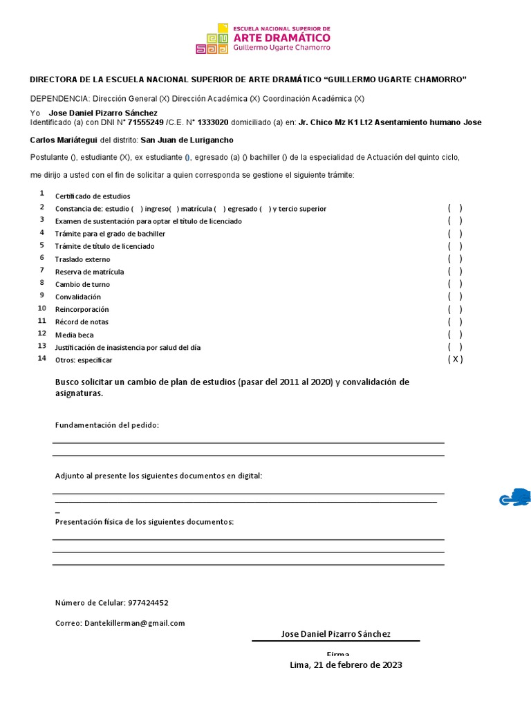 FUT Word para Llenar PDF