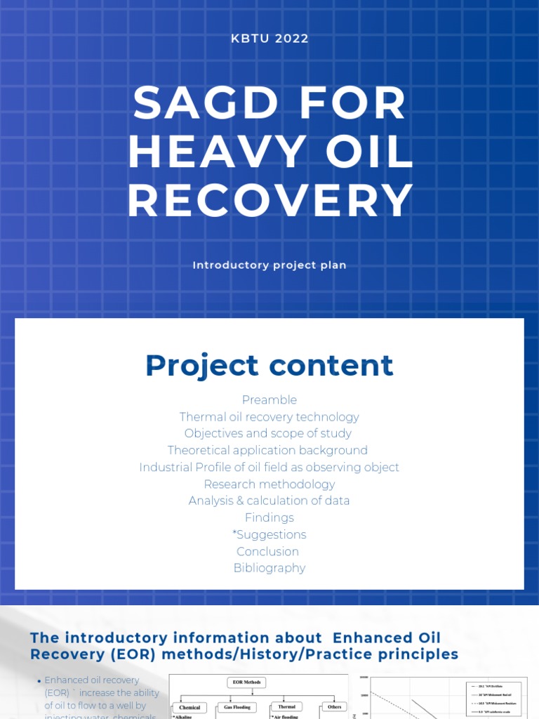 SAGD for heavy oil recovery PDF Enhanced Oil Recovery Petroleum