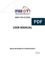 MBOT CPD System User Guide