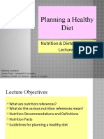 L4 - Nut&Diet - Planning A Healthy Diet - Revised Oct 2018